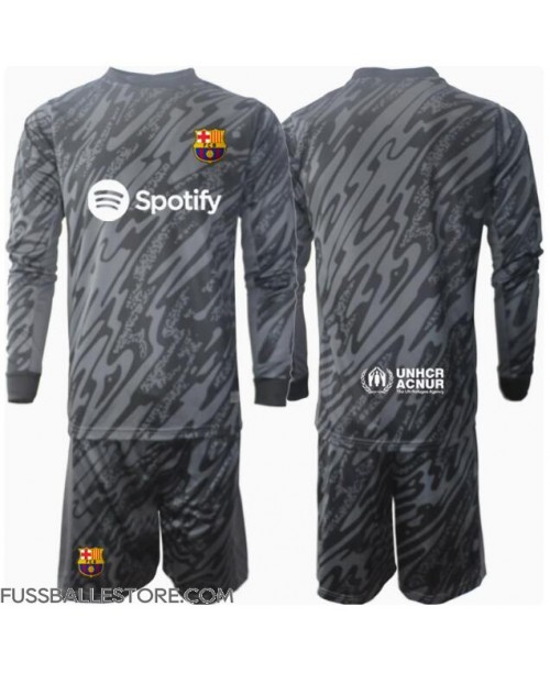 Günstige Barcelona Torwart 3rd trikot Kinder 2024-25 Langarm (+ Kurze Hosen)